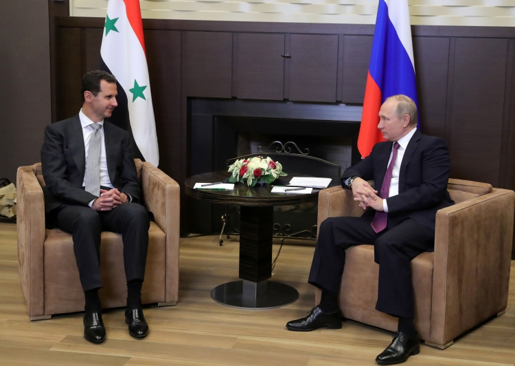 Rus heyeti Beşar Esad ile görüştü