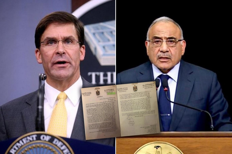 Pentagon&#039;un Irak&#039;a gönderdiği ‘gizli mektup’ ortaya çıktı